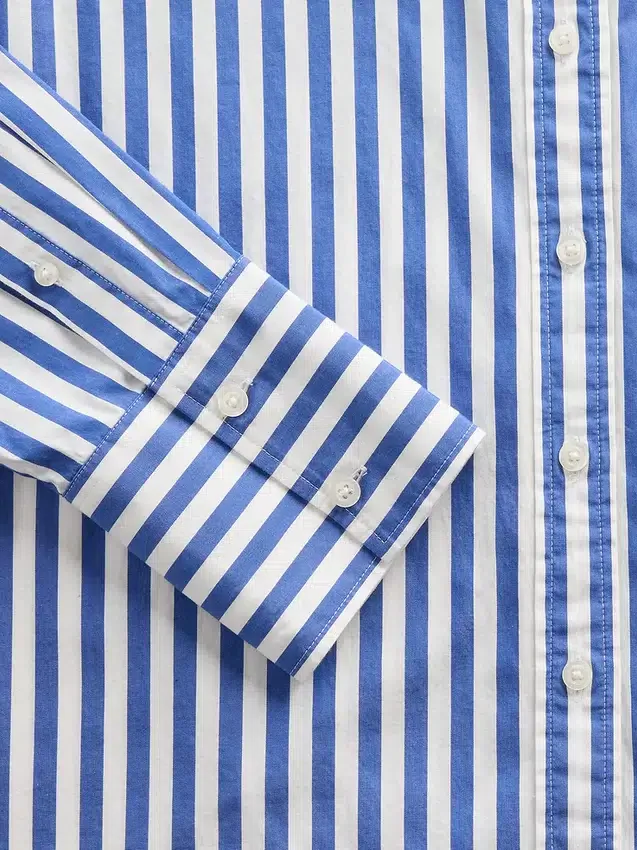 Chemise ample en popeline de coton bio