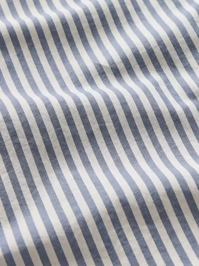 Chemise ample en popeline de coton bio