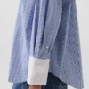 Chemise ample en popeline de coton bio