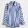 Chemise ample en popeline de coton bio