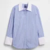 Chemise ample en popeline de coton bio