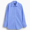 Chemise ample en popeline de coton bio