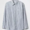 Chemise ample en popeline de coton bio