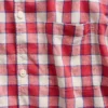 Chemise ample à ourlet droit en lin et coton