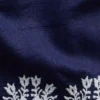 Chemise ample à ourlet droit en lin et coton