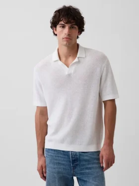 Chemise « Camp » en mélange de lin