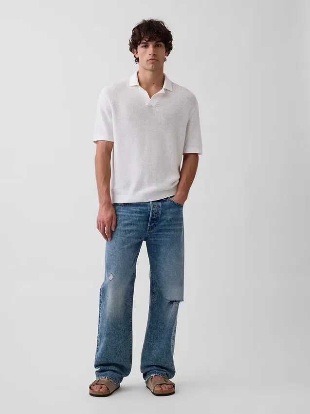 Chemise « Camp » en mélange de lin