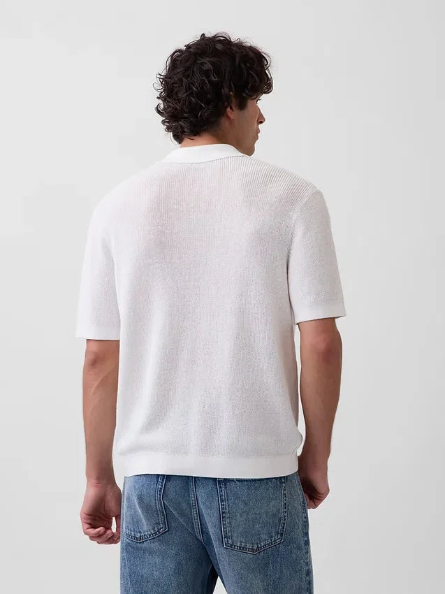 Chemise « Camp » en mélange de lin