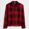 Chemise à carreaux en jersey tricoté pour enfant