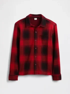 Chemise à carreaux en jersey tricoté pour enfant