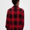 Chemise à carreaux en jersey tricoté pour enfant