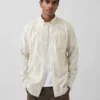 Chemise classique en popeline de coton bio