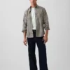 Chemise classique en popeline de coton bio