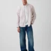 Chemise classique en popeline de coton bio