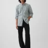 Chemise classique en popeline de coton bio