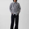 Chemise classique en popeline de coton bio