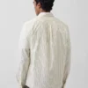 Chemise classique en popeline de coton bio