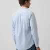 Chemise classique en popeline de coton bio