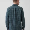 Chemise classique en popeline de coton bio