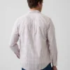 Chemise classique en popeline de coton bio