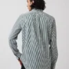 Chemise classique en popeline de coton bio