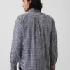 Chemise classique en popeline de coton bio