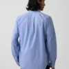 Chemise classique en popeline de coton bio