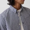 Chemise classique en popeline de coton bio