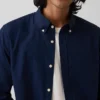 Chemise classique en popeline de coton bio