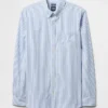 Chemise classique en popeline de coton bio