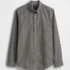 Chemise classique en popeline de coton bio