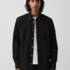 Chemise classique en popeline de coton bio