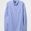 Chemise classique en popeline de coton bio