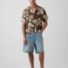 Chemise à col camp décontractée