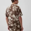 Chemise à col camp décontractée