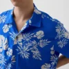 Chemise à col camp décontractée
