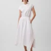 Chemise courte à manches courtes en popeline