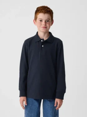 Chemise d'uniforme en coton bio pour enfants