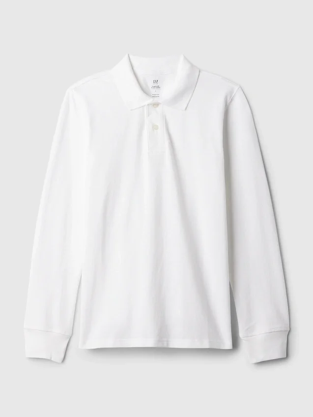 Chemise d'uniforme en coton bio pour enfants