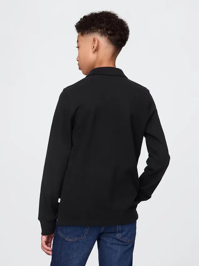Chemise d'uniforme en coton bio pour enfants