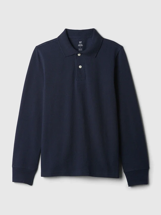 Chemise d'uniforme en coton bio pour enfants