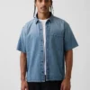 Chemise décontractée en denim
