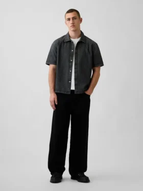 Chemise décontractée en denim