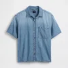 Chemise décontractée en denim