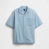 Chemise décontractée en denim pour enfant