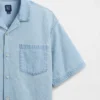 Chemise décontractée en denim pour enfant