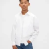 Chemise décontractée en popeline pour enfant