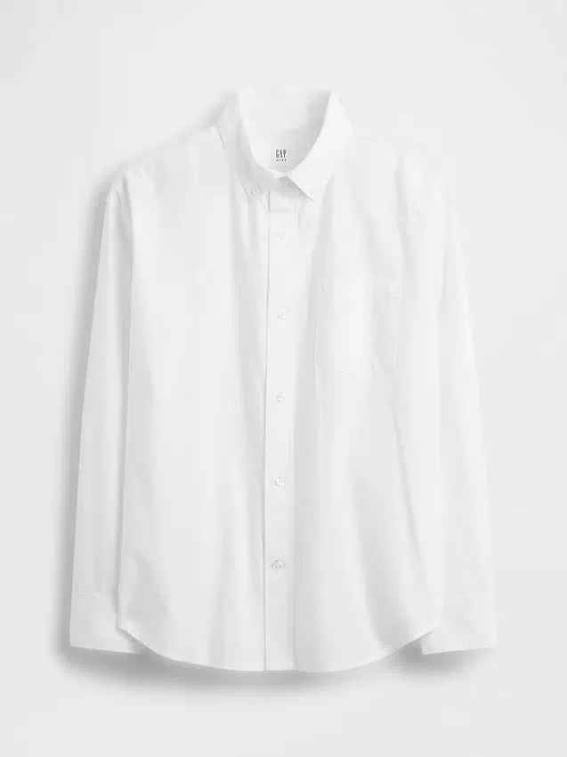 Chemise décontractée en popeline pour enfant