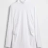 Chemise de maternité moderne à col roulé