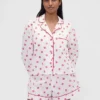 Chemise de pyjama ample en popeline « Kiss » GAP × Summer Fridays